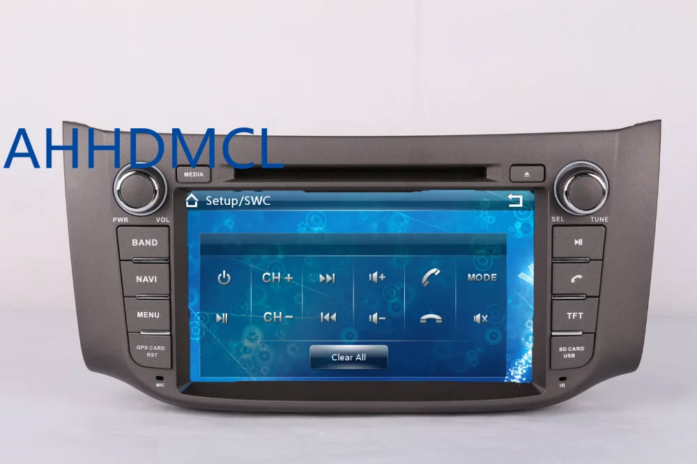 Clearance AHHDMCL Car Multimedia Player DVD Stereo Audio Navigation For Nissan Bluebird Sylphy Sentra Pulsar 2012 2013 2014 2015 2016 2017 3