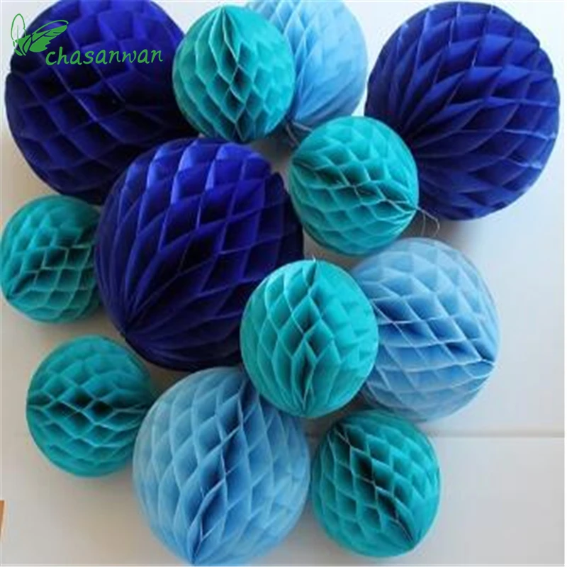 

Party Decorations 5Pcs 6inch Tissue Paper Honeycomb Ball for Birthday Party Baby Shower Wedding Aniversary Home Space Decor,Q