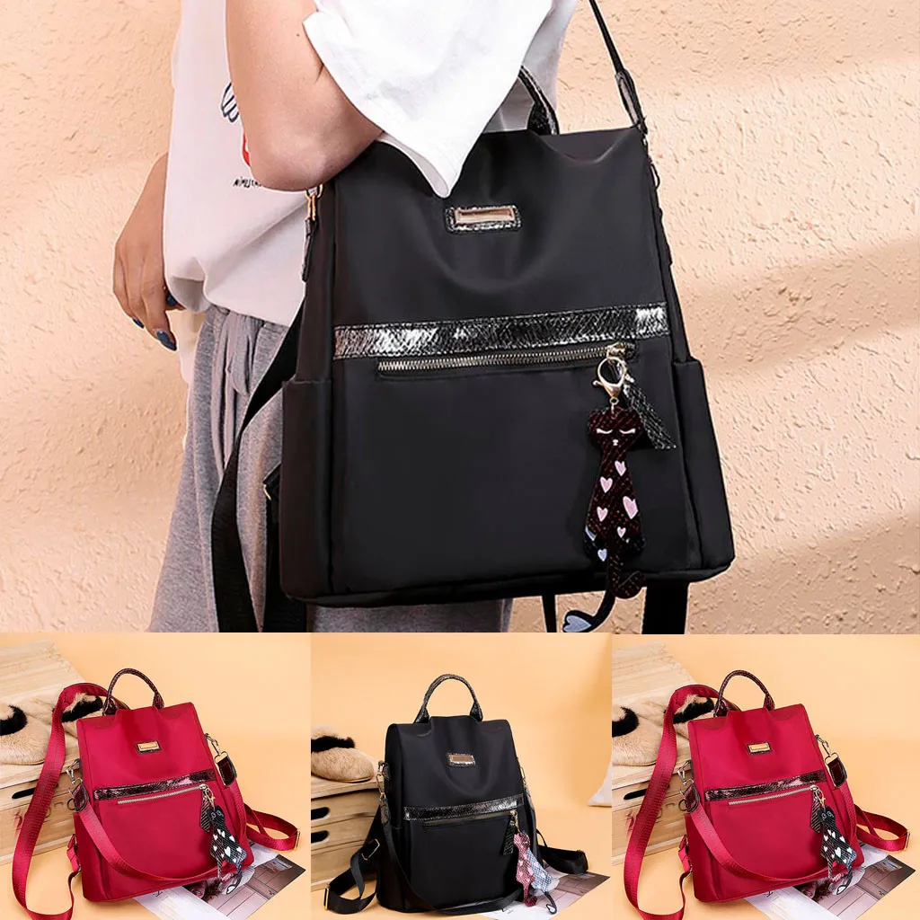 Aelicy женский студенческий рюкзак для отдыха с защитой от кражи, дизайнерская школьная сумка для девочек, модная однотонная Дорожная сумка на плечо, Mochila, Новинка