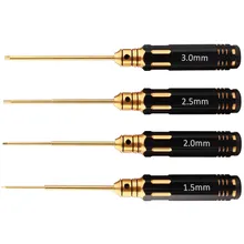 1,5 мм 2,0 мм 2,5 мм 3,0 мм крестовая отвертка Нескользящая титановая обшивка процесс ремонта инструмент для RC самолета