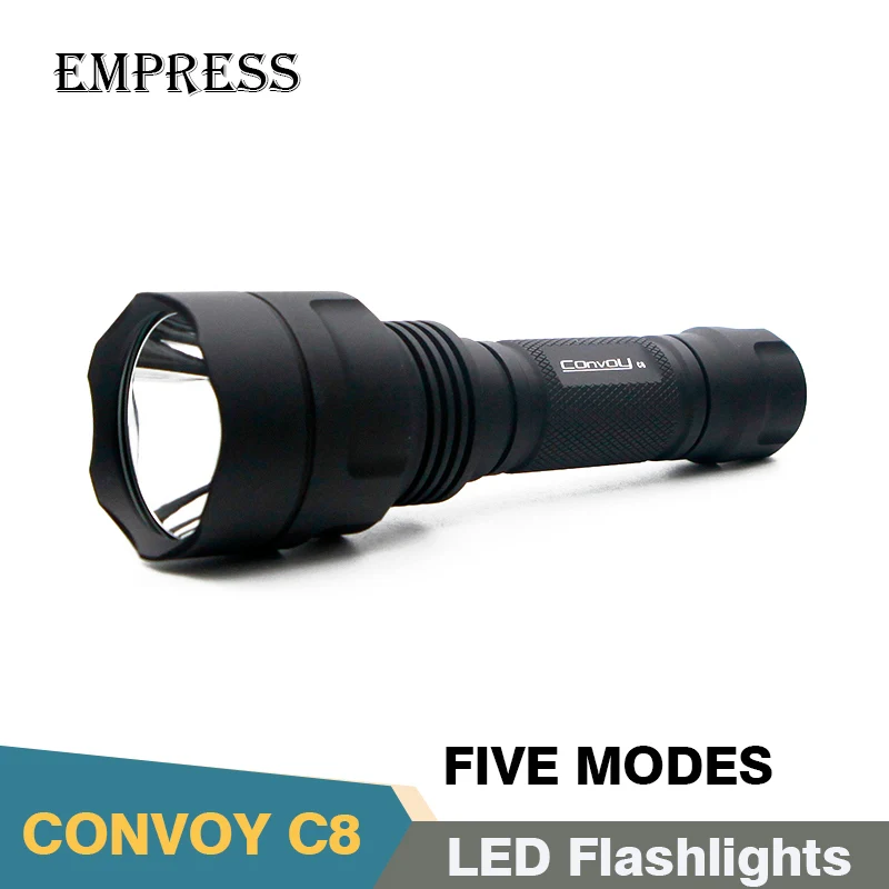 

LED Flashlight Convoy C8 18650 Battery Powerful Diving Tactical Flashlight Torch Lantern Linterna Camping Lamp Light For Bicycle