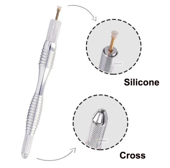 31 15 De Réduction1 Pc Pointe Silicone Stylo Manuel Facile à Dessiner Ligne De Sourcil Maquillage Permanent Machine à Tatouer 3d Broderie