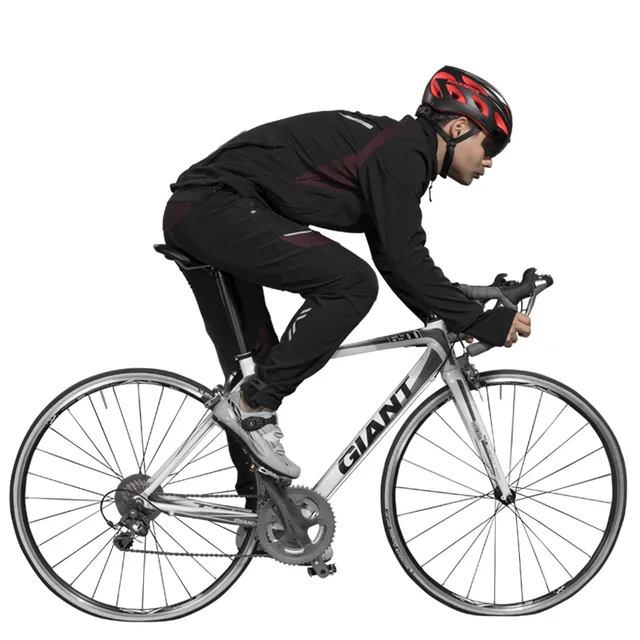 ROCKBROS Winter Cycling Pants Men Fleece Sport Reflective Trousers Keep Warm Thermal Bicycle Bike Mtb Pants Running Clothings 6