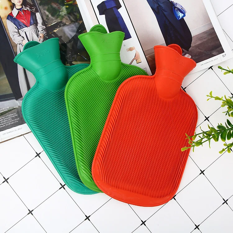 Hot Water Bottle Thick High Density Rubber Hot Water Bag Hand Warming