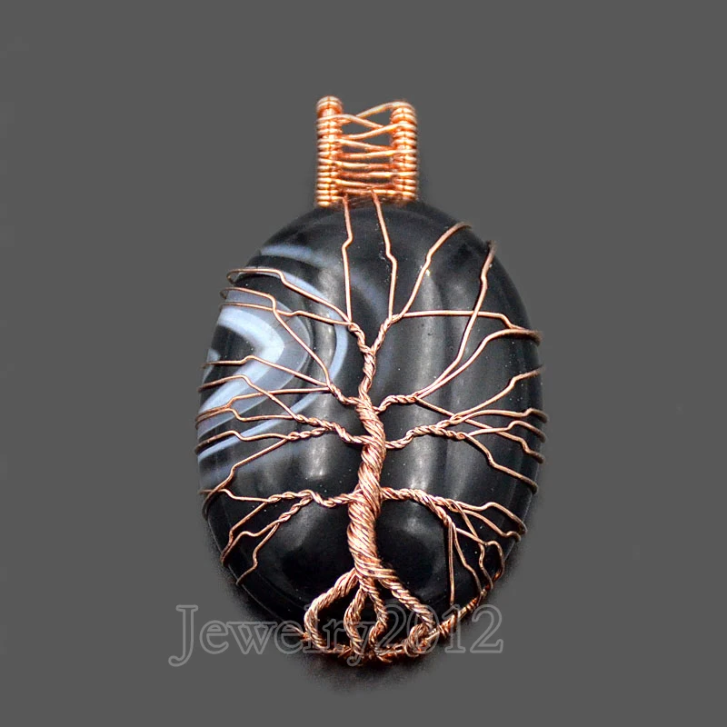 002-2a Black Striped Agate