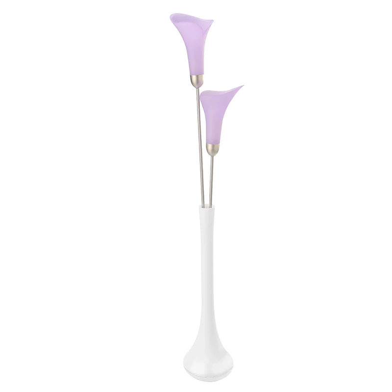 

Elegant Flower Table Lamp Artistic Stylish LED 3W 4000K Button Switch Light ABS Home Decor Desk Lamp Office Reading Light