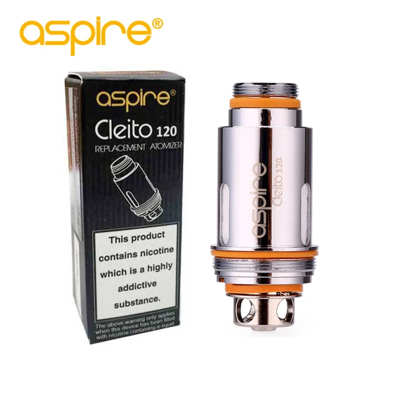 5 шт. Aspire Cleito 120 катушка для электронная сигарета 0.16ohm запасная совместимая с 4 мл