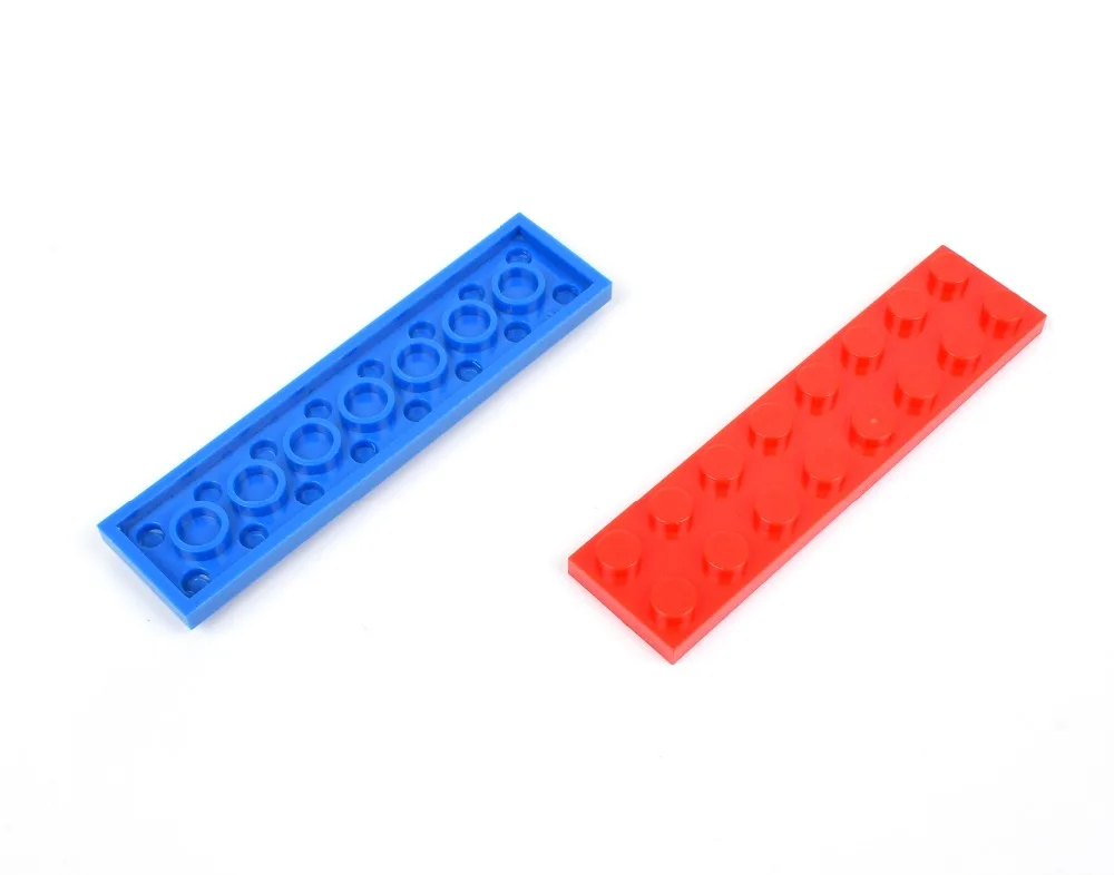 100g/lot 2*8 thin Building Blocks multicolors diy toys ninjago Educational Anime Floors Compatible With Brands toys for children