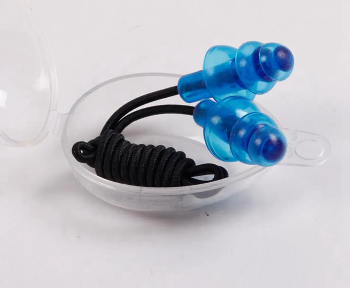 

LumiParty 1 Pair Waterproof Earplugs for Adult Swimmers Children Diving Swimming Ear Plugs Silicone Soft Anti-Noise Ear Plug