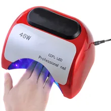 Профессиональная, из CCFL элементов светодиодный светильник naill 48 Вт Светодиодный УФ лампа для ногтей, Сушилка для ногтей с автоматической индукцией 10 s 20 s 30 s таймер инструменты для ногтей