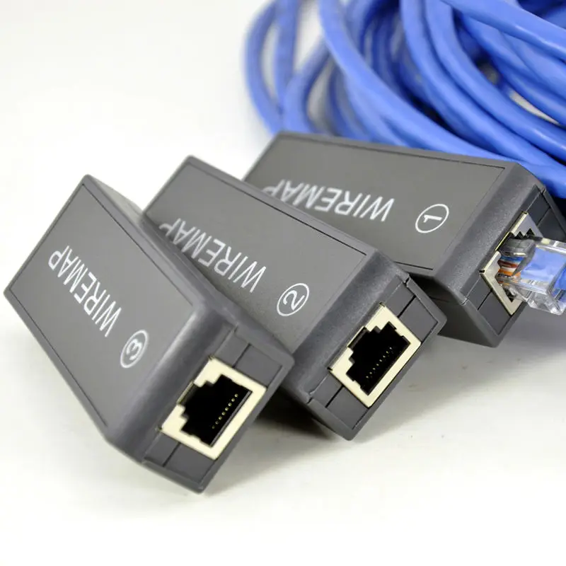 NF_8108M Длина Кабеля Тестер RJ45 RJ11 USB сетевой кабель метр тестер NF8108-M