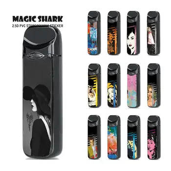 

Magic Shark Painting Super Star Bruce Lee Madonna Beautiful Lady Cover Sticker Film for Smok Nord