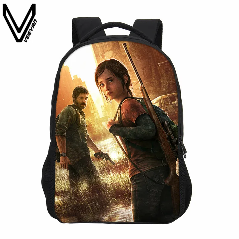 

VEEVANV 2019 The Last Of Us Backpack 3D Prints Casual Backpacks Men Women's Daily Bag Friends Gift Zipper Travel Bag Mochila