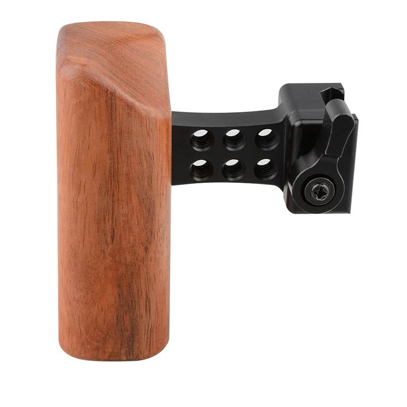 CAMVATE Camera Handle Stabilizer (Left Hand) DSLR Cage Wooden Handle Fotografia Accessoreis Fr DV Video Cage Rig C1537 (1)