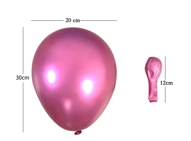 10 шт. 12 дюймов металлические цвета латексные шары воздушные шары надувной шар для детского дня рождения, свадьбы, вечеринки