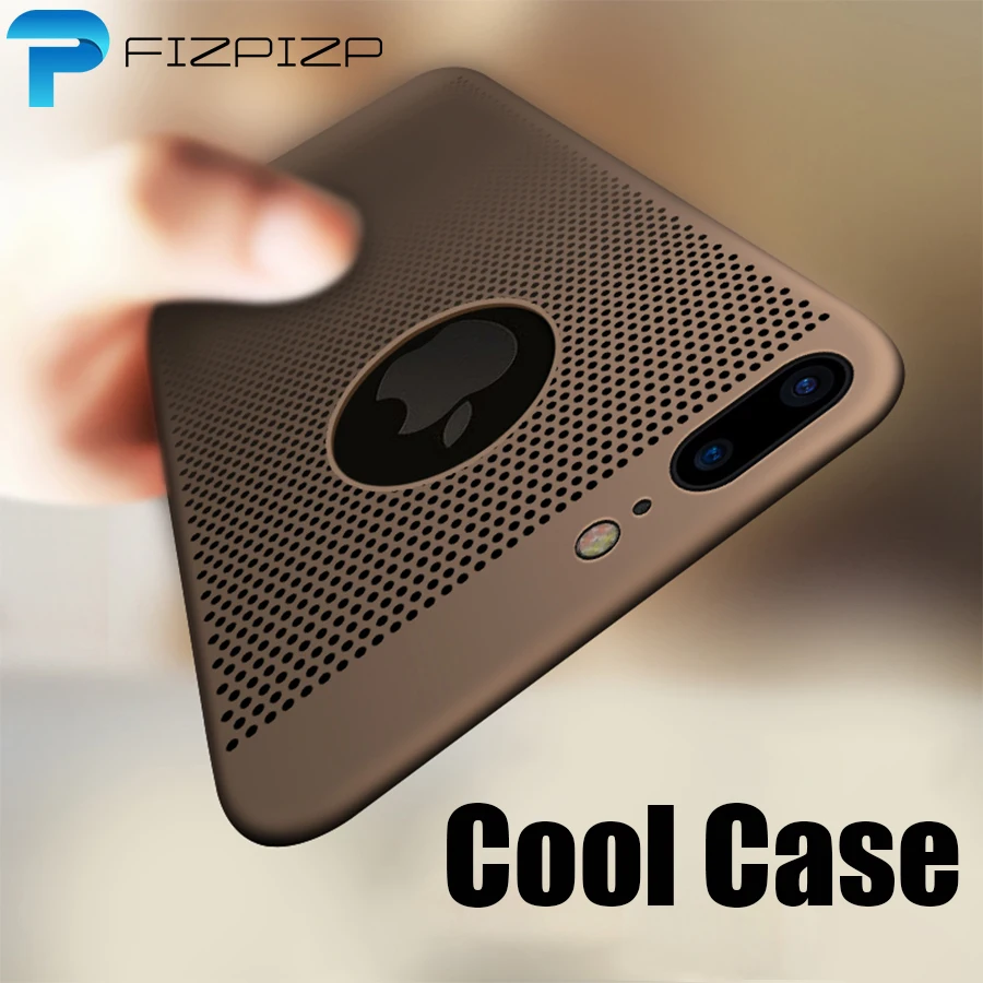 

Heat Dissipation Cover Slim Matte Case for iPhone XS Max XR X Hard PC Case Cover For iPhone 7 8 6 6s Plus Case Slim Hole Case