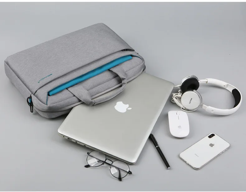 Бринч Горячая универсальная сумка для ноутбука Антифрикционная нейлоновая непромокаемая сумка для ноутбука 15,6 дюймов 15 14,6 "13,3 12 дюймов