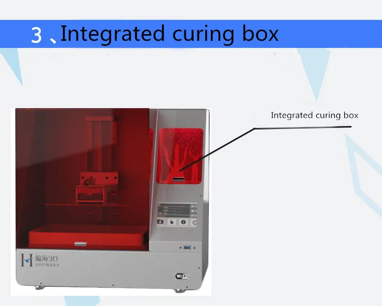 IGRARK 3D принтер УФ отверждения ЖК/DLP ювелирные изделия стоматологические рабочего стола промышленного класса 2 к большой размер