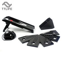 TTLIFE Manual Mandoline Slicer Multi-function Vegetable Cutter Set with 5 Blade Potato Carrot Cutter Peeler Vegetable Salad Tool