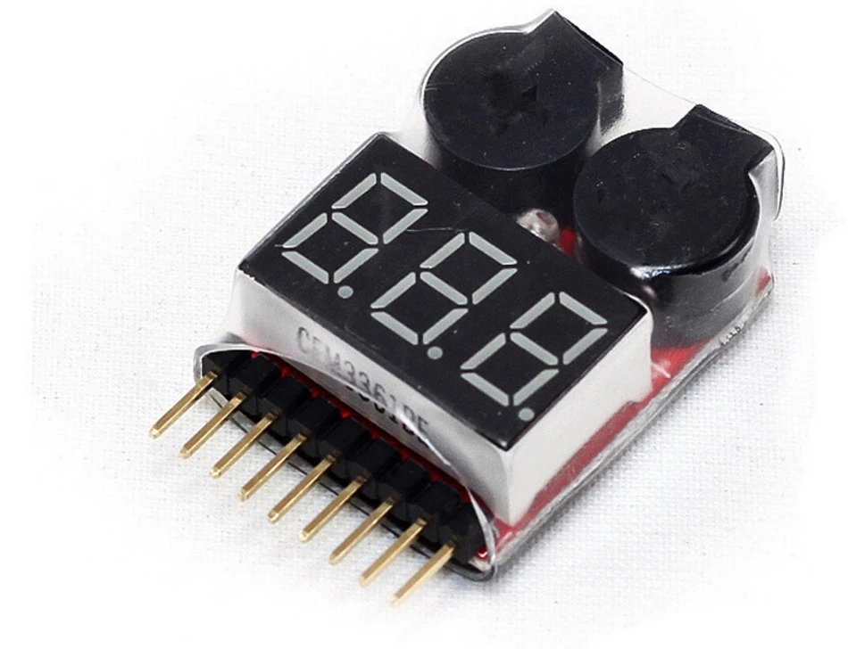 Звуковой сигнал низкого напряжения 1 8 S 8S Lipo/li ion/Fe 2 в оригинальный тестер кольцо