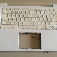 Подлокотник для ноутбука и клавиатура ноутбука для Apple A1342 MC207 MC516 для MacKBook 13' cоединенное Королевство Великобритания раскладка клавиатуры, б/у 80