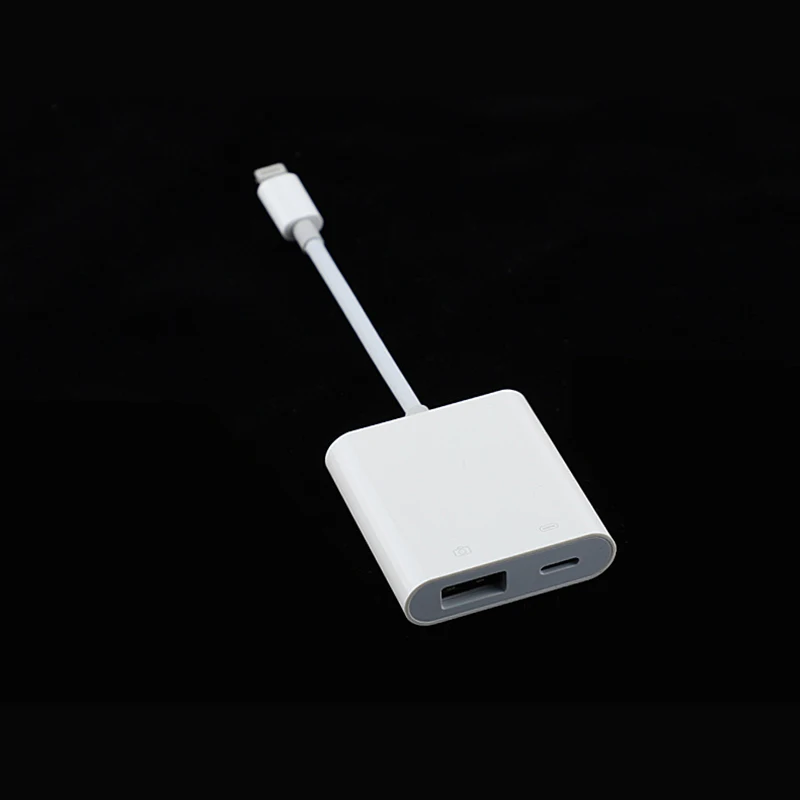Ingelon Новинка для Lightning-USB ридер AdapterData Sync OTG внешний разъем для клавиатуры для iphone ipad комплекты для подключения камеры - Цвет: LightningAdapter