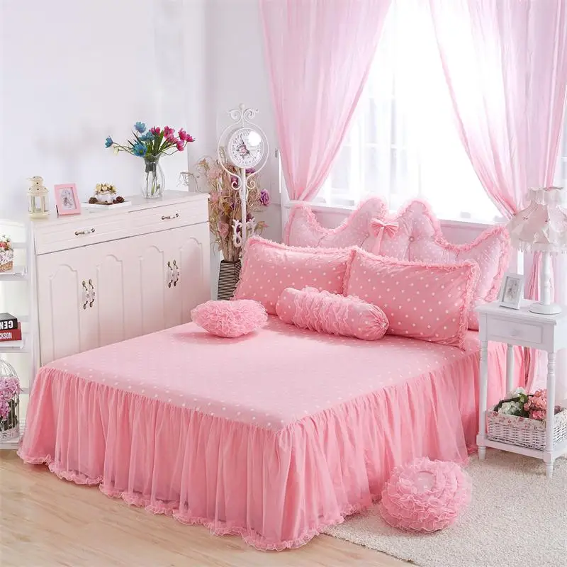 2016 Summer New Bed Skirt High Quality Korea 100 Cotton Bed Sheets