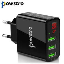 Зарядное устройство для телефона, 3 порта, USB, настенное зарядное устройство, адаптер для путешествий, зарядное напряжение, ток для Iphone 7, 8, X, XS, XR, samsung, xiaomi, redmi, note 7