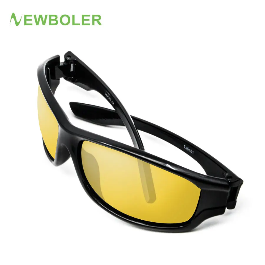 NEWBOLER, поляризационные спортивные очки для рыбалки для мужчин, Gafas De Sol Hombre, для вождения, велоспорта, солнцезащитные очки, ночное видение, UV400, солнцезащитные очки