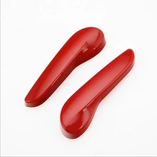 Modified Rear Seat Adjustment Knob Handle Decorative Ornaments Cover Red For Grand Cherokee 11-15