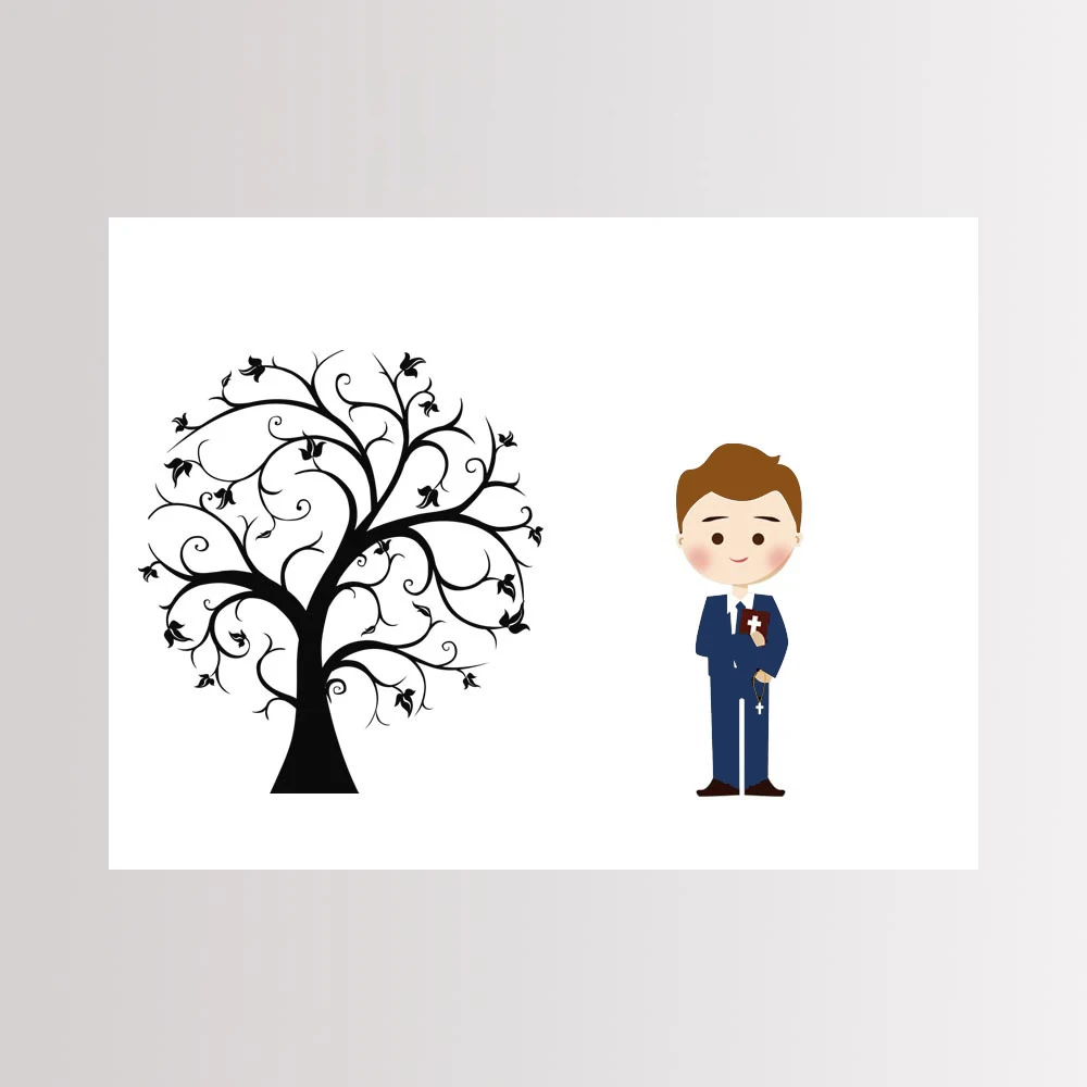 Новый мальчик девочка Mi Primera Comunion украшения по индивидуальному заказу отпечатков