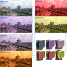 TuoWei for Gopro Hero 5 Accessories 6 PCS Diving Filters Lens Hero 5 Underwater Diving Filters for Gopro Hero 5