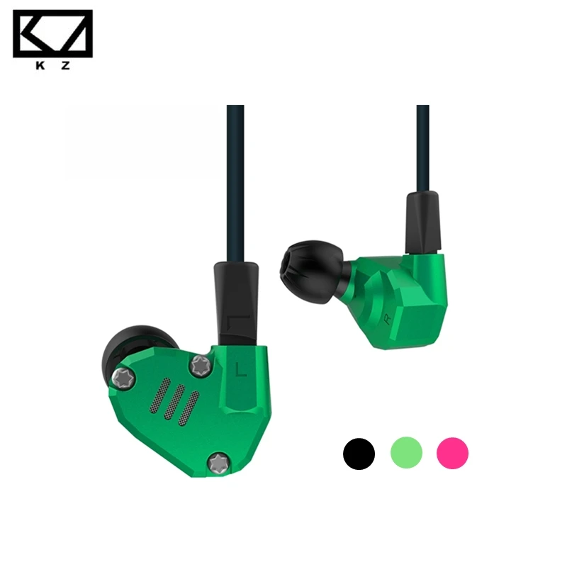 

NEWEST Design KZ ZS6 2DD+2BA Hybrid In Ear Earphone HIFI Stereo Music Headset DJ Monito Running Sports Earphone Earplug Earbuds
