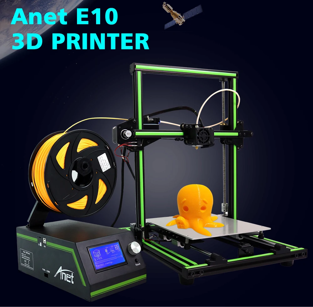 Anet A8 Plus E16 E12 E10 Большой размер Настольный FDM DIY 3d Принтер Комплект Prusa i3 Impresora 3D Imprimante 3D простая сборка