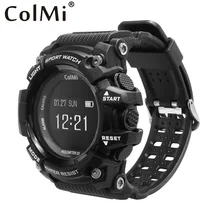 Лучшие Colmi Смарт-часы T1 OLED Дисплей сердечного ритма Мониторы IP68 Водонепроницаемый нажмите сообщение напоминание для Android и IOS телефон часы