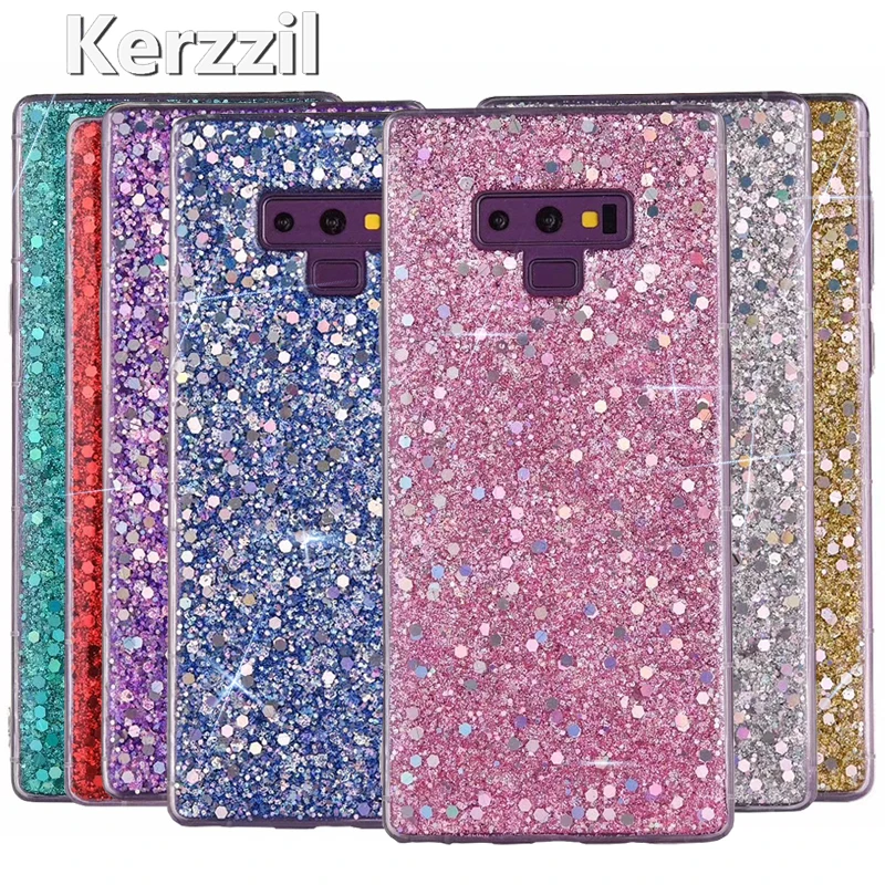 Чехол Kerzzil Candy Shining Powder с блестками для Xiaomi MI 8 8SE мягкий силиконовый блестящий