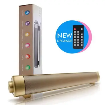 

Fashion Strong Super Bass Sound Bar TV Wireless Bluetooth Speaker Home TV Theater Soundbar with Subwoofer + Remote Control