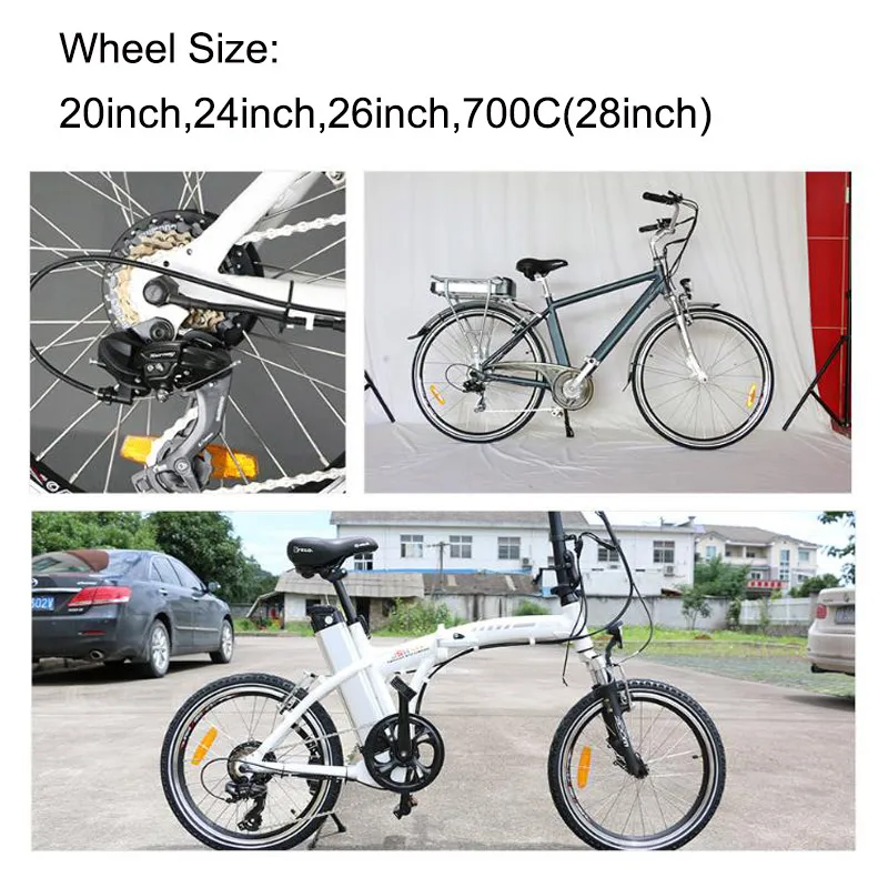 36V 250W 350W 500W задний мотор для центрального движения колеса с обода спицами фара