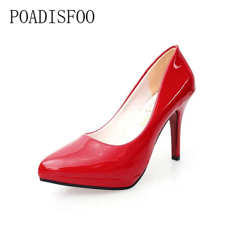 

2017 Women 's Spring And Summer Varies Of Color Korean Version Of Pointed Waterproof Of 10cm High Heels .LSS-881