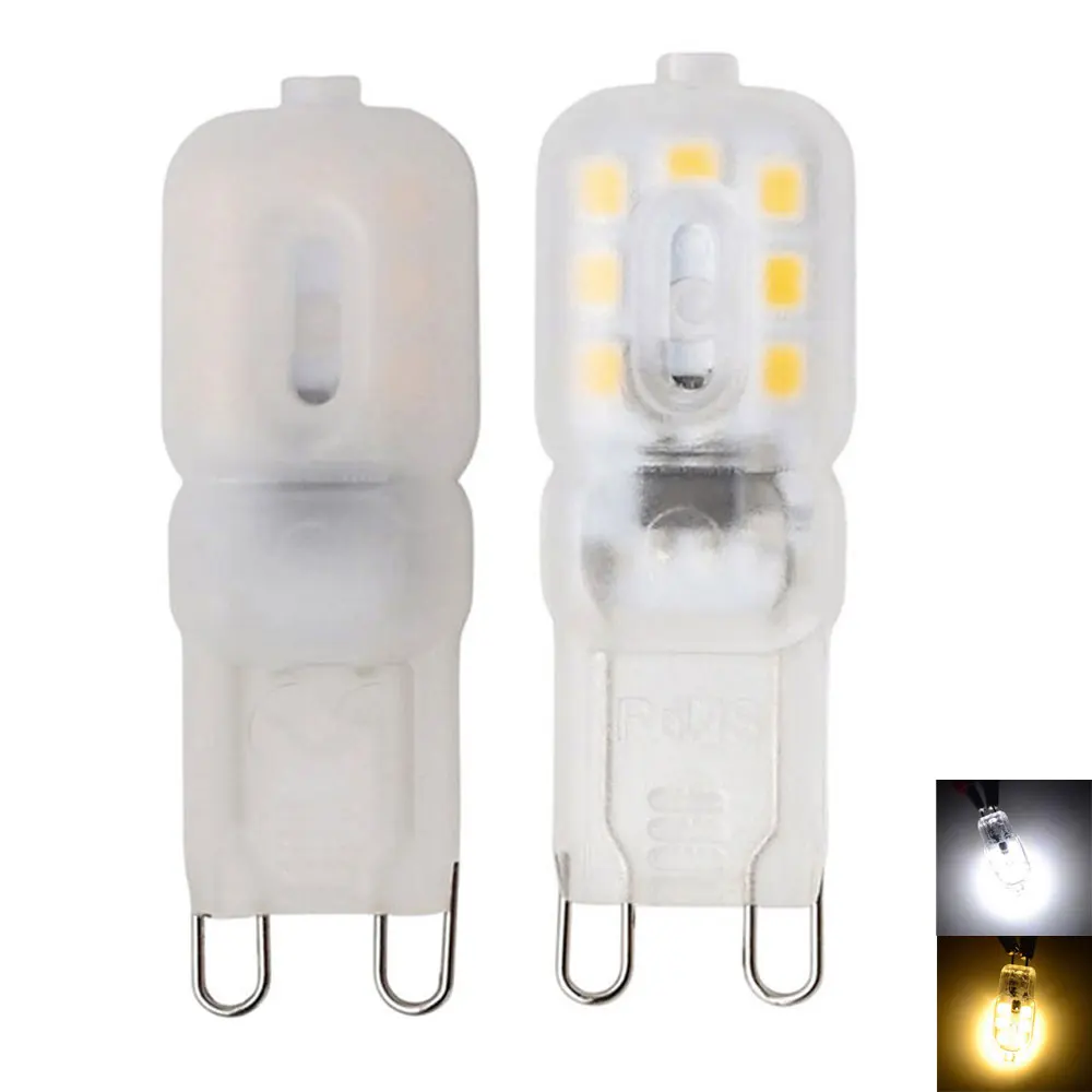 

G9 LED 14LEDs 3W LED G9 Lamp LED Bulb SMD 2835 LED Light Replace 25W Halogen Lamp Light Milky White Transparent Shell 110V 220V