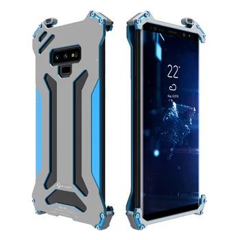 

Cool Metal Armor Phone Case For Samsung Galaxy Note 9 Aluminum Frame 360 Protective Case Ultra Thin Cover For Samsung Note 9