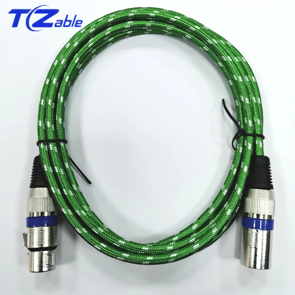 Кабель XLR 3 контактный Штекерный гнездовой аудиокабель M/F для микрофона усилителя
