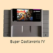 Супер Castlevania IV США версии 16 бит большой серый карточная игра для NTSC PAL игры