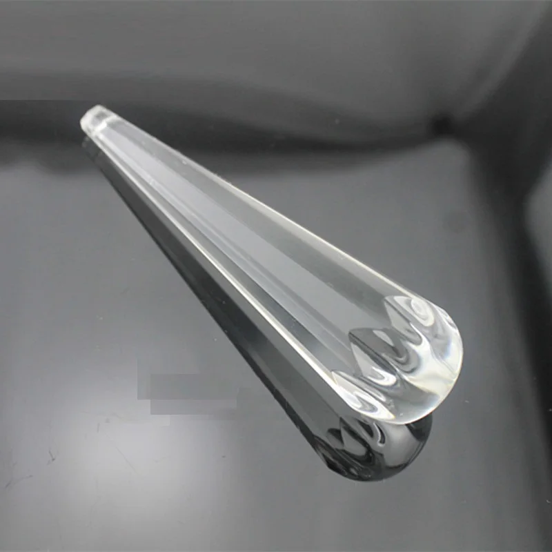 

18pcs/lot 100mm 4" eight facet clear microphone shade Chandelier Crystal DIY Pendant crystal lighting accessories