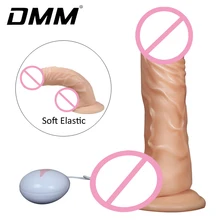 DMM Huge Dildo Remote Control Swing Vibrating Realistic Dildo Vibrator Sex Toys For Woman Masturbator Faux Penis Sex Machine