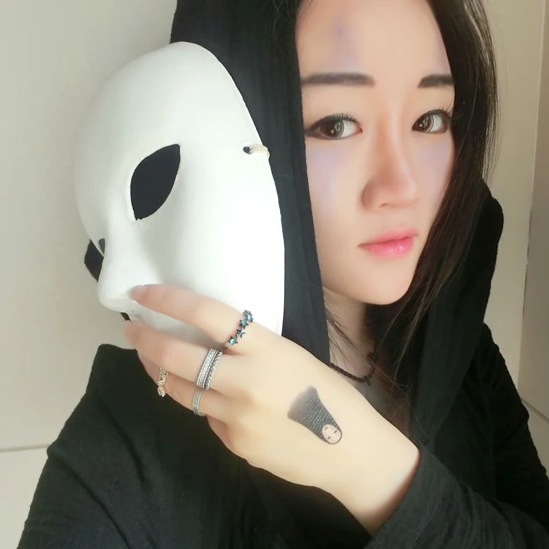 Унесенные призраками Sen to Chihiro no Kamikakushi Kaonashi No-Face Косплей тату наклейка XR046