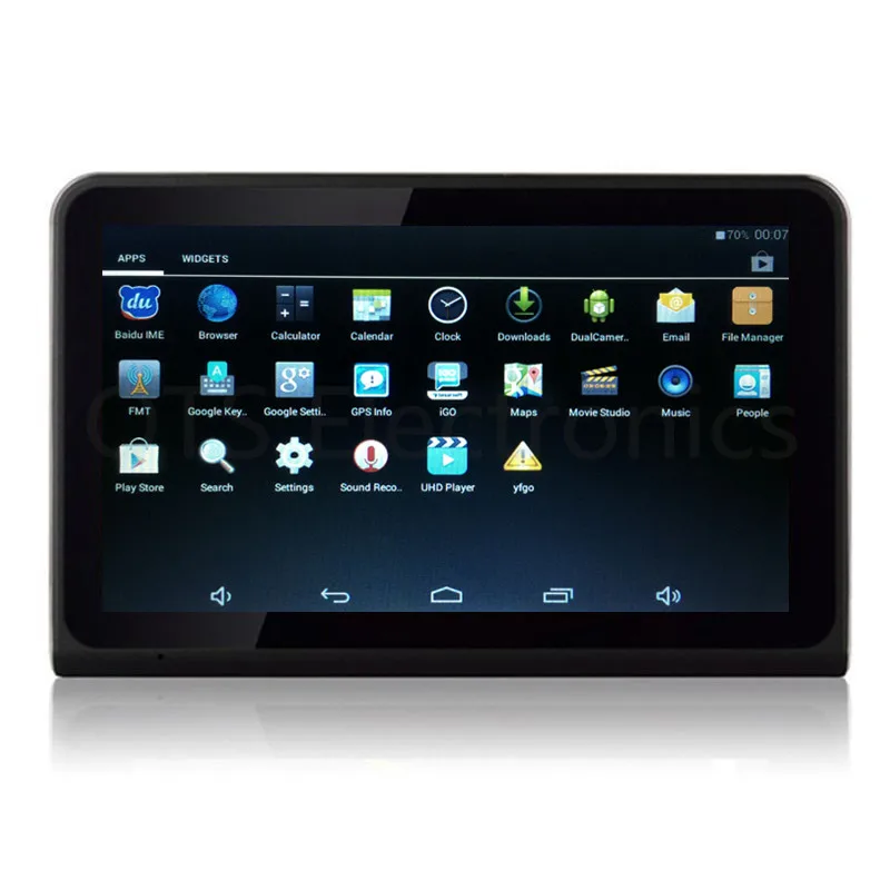 Udricare дюймов 7 gps Android навигации DVR Радар детектор 16 ГБ диск AVIN Поддержка Камера