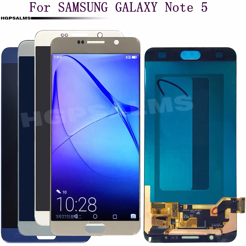 Для SAMSUNG Galaxy Note 5 Super AMOLED Note5 N920A N9200 SM N920 N920C ЖК дисплей Дисплей Сенсорный экран