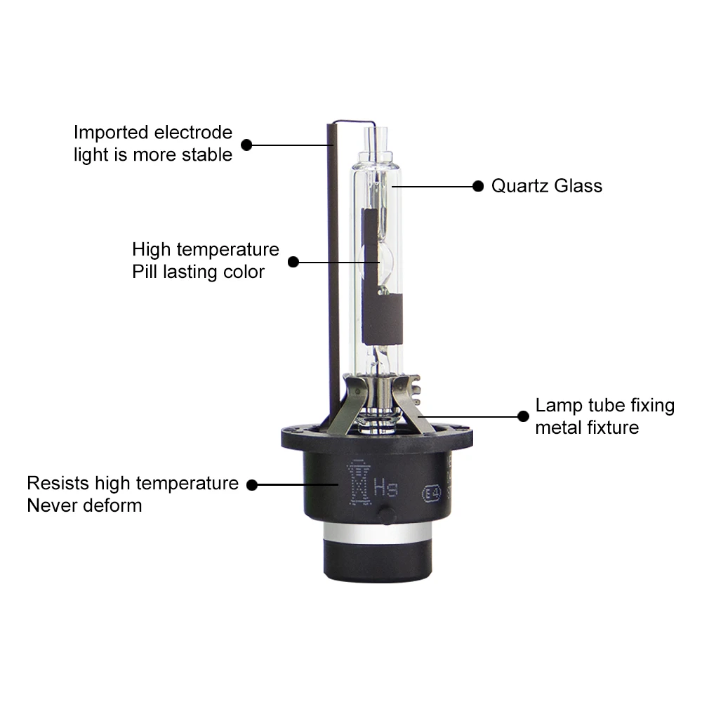 SHUOKE Xenon D4R D4S HID Stardard лампы 42 в 35 Вт 3000 лм 4300 К 5000 К 6000 К 2000 ч Срок службы лампы для автомобильных фар