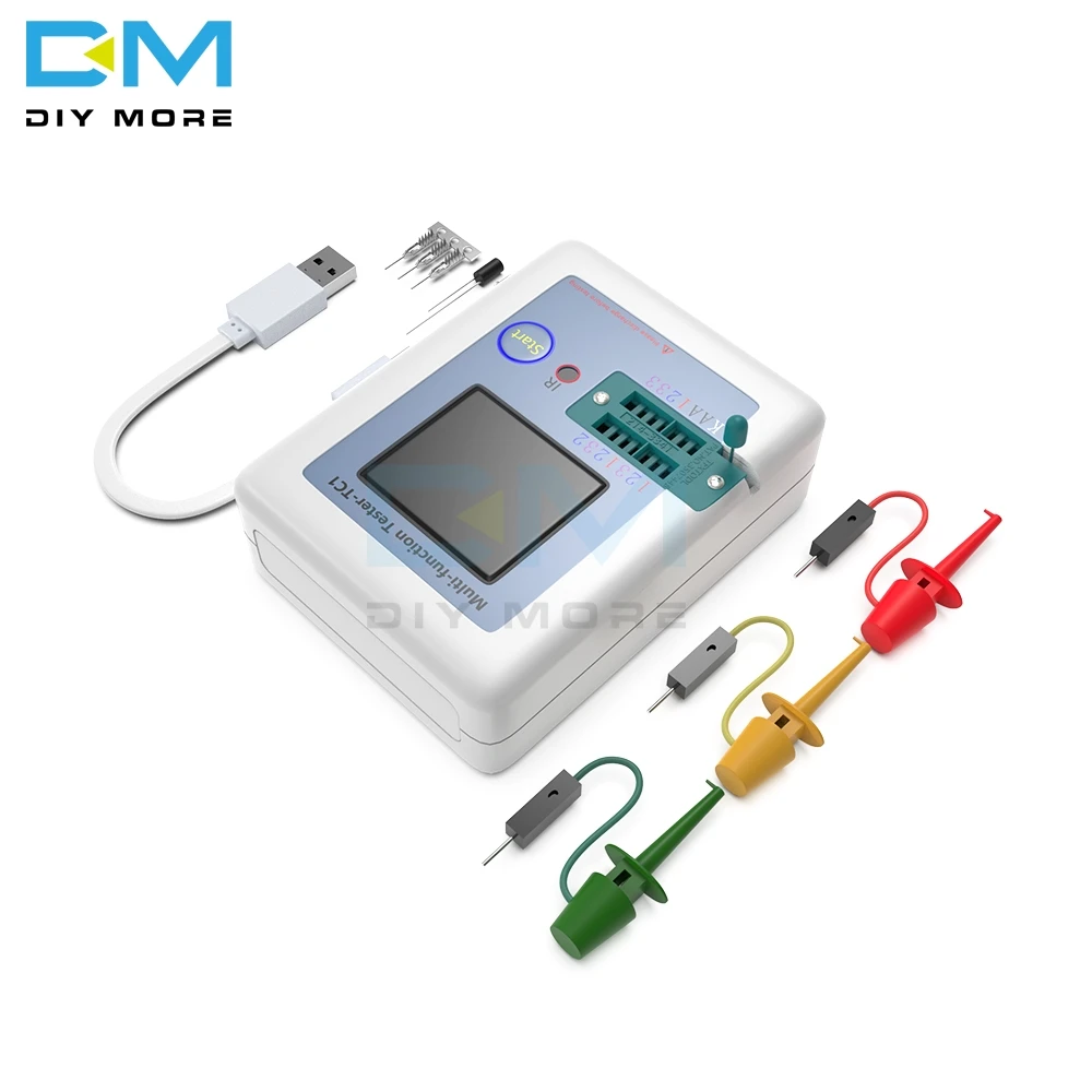 Тестер транзисторов TFT TC 1 диодный Триод измеритель емкости LCR NPN PNP MOSFET IR